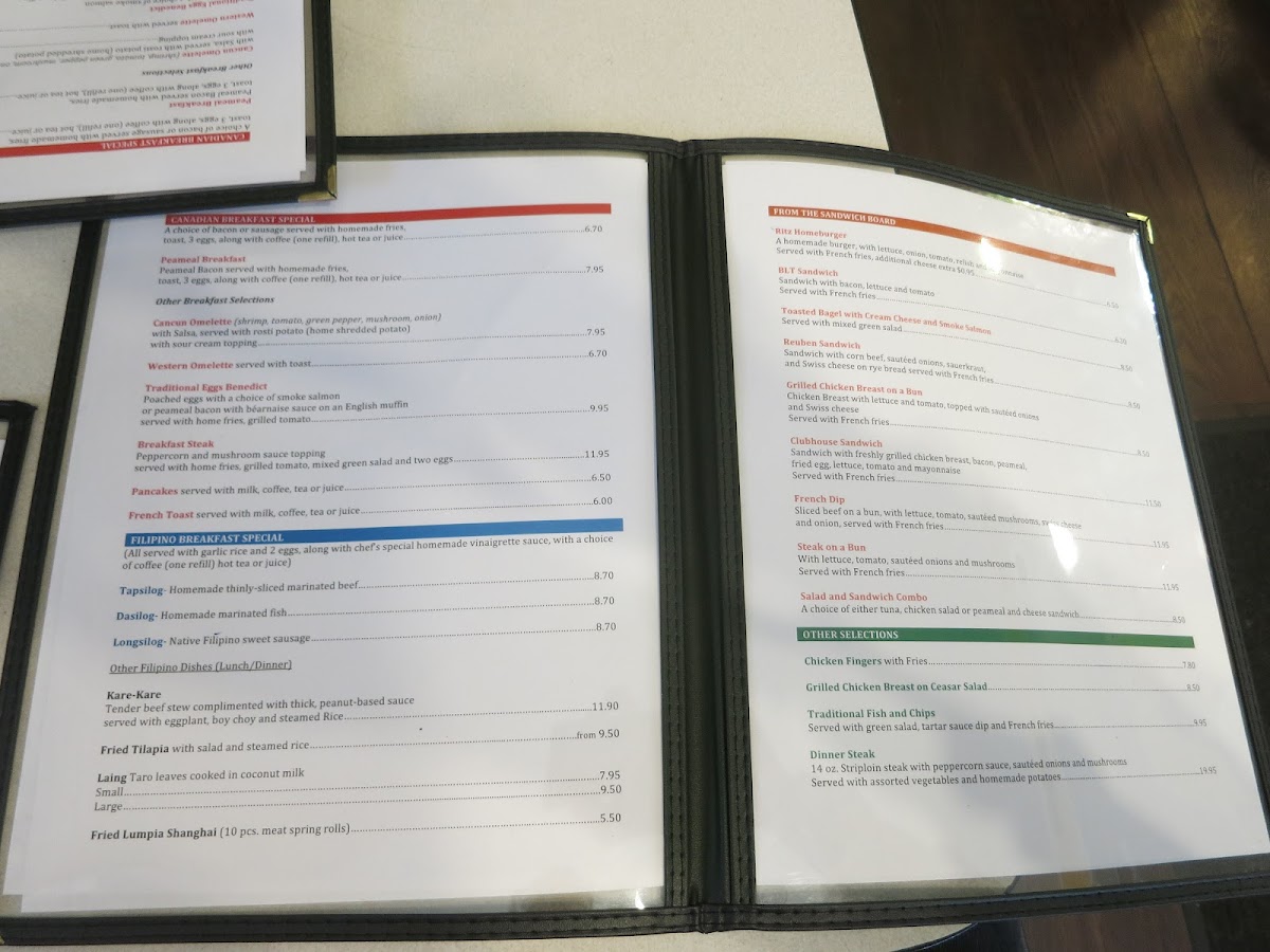 Menu Ritz Restaurant-10