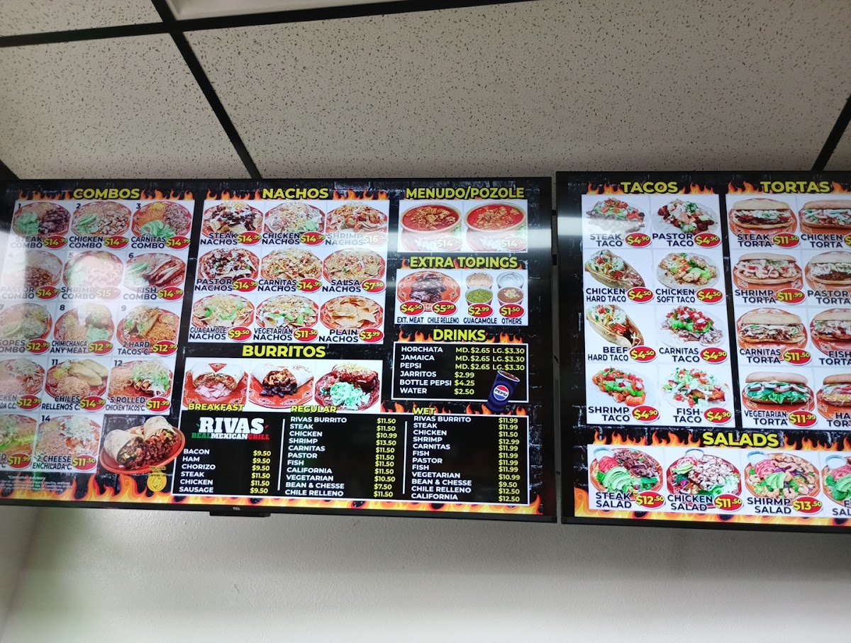 Rivas Mexican Grill #8 Menu-3