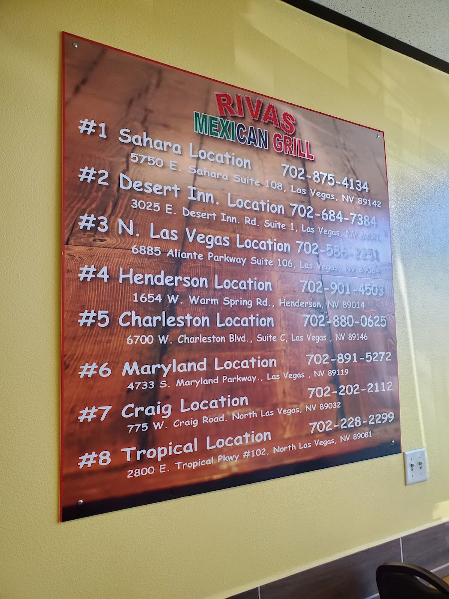 Rivas Mexican Grill #8 Menu-6