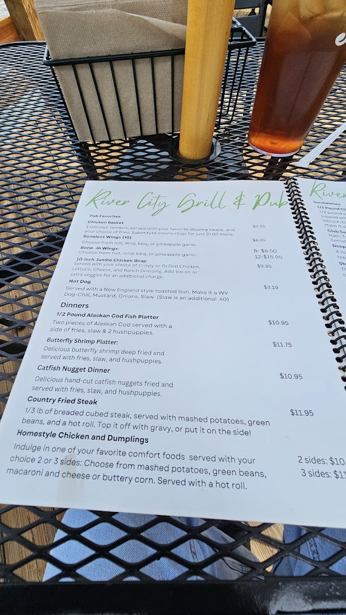 Menu River City Grill & Pub-10