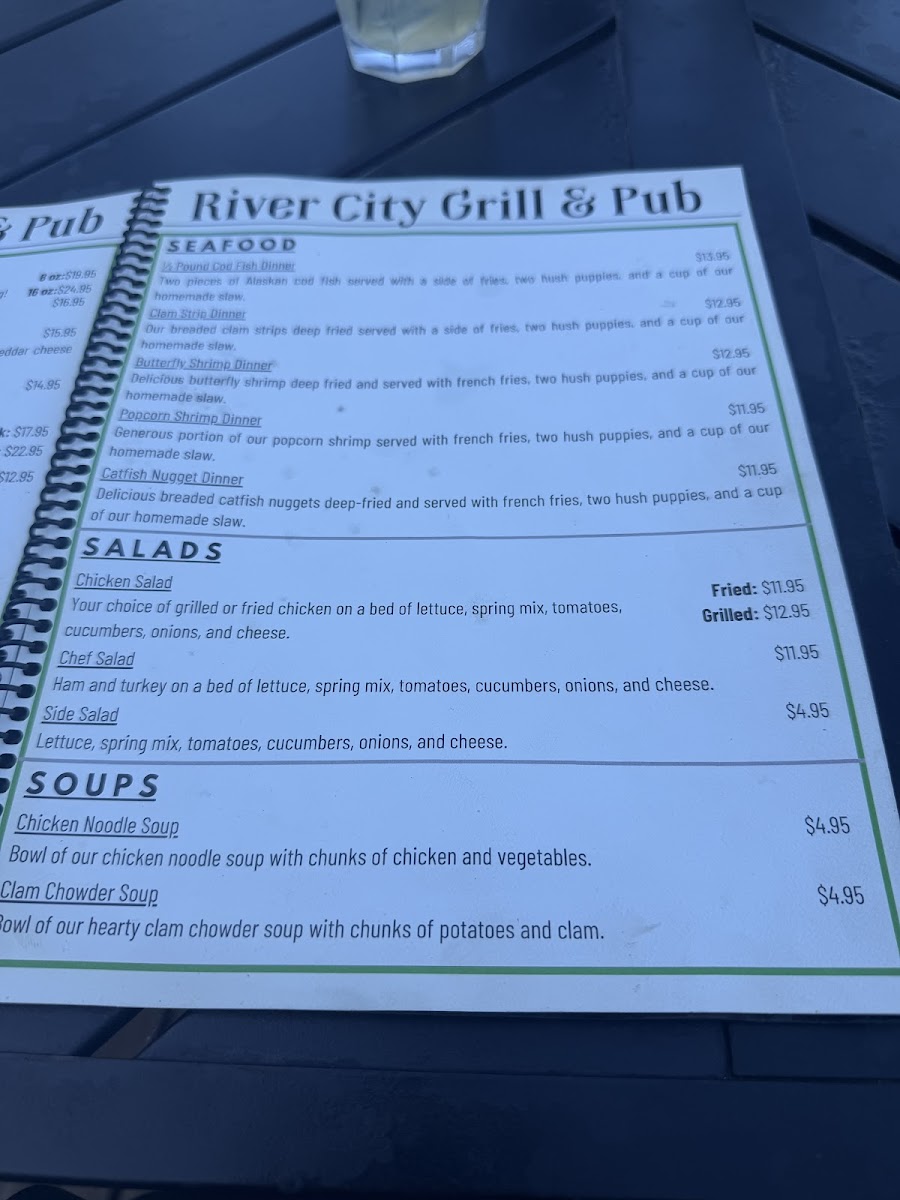 Menu River City Grill & Pub-4