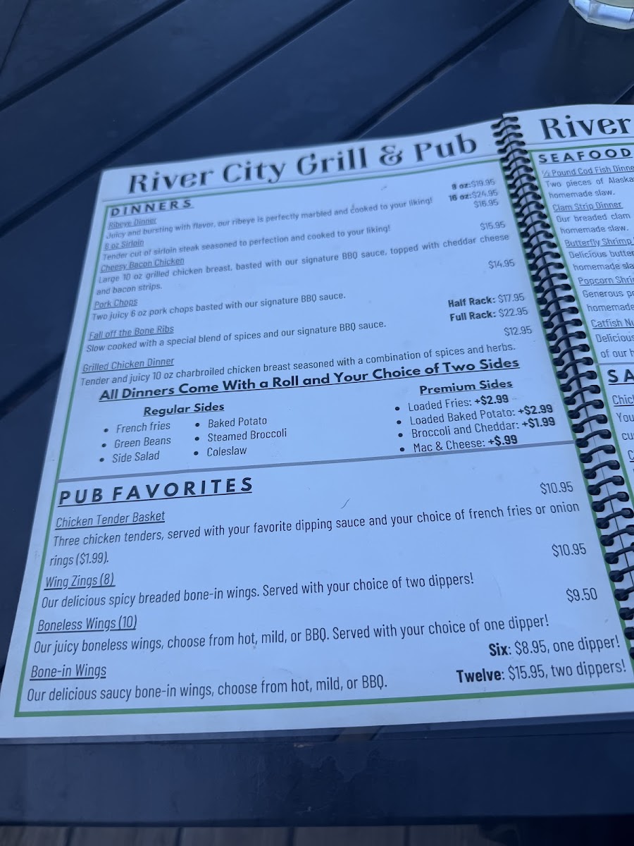 Menu River City Grill & Pub-5