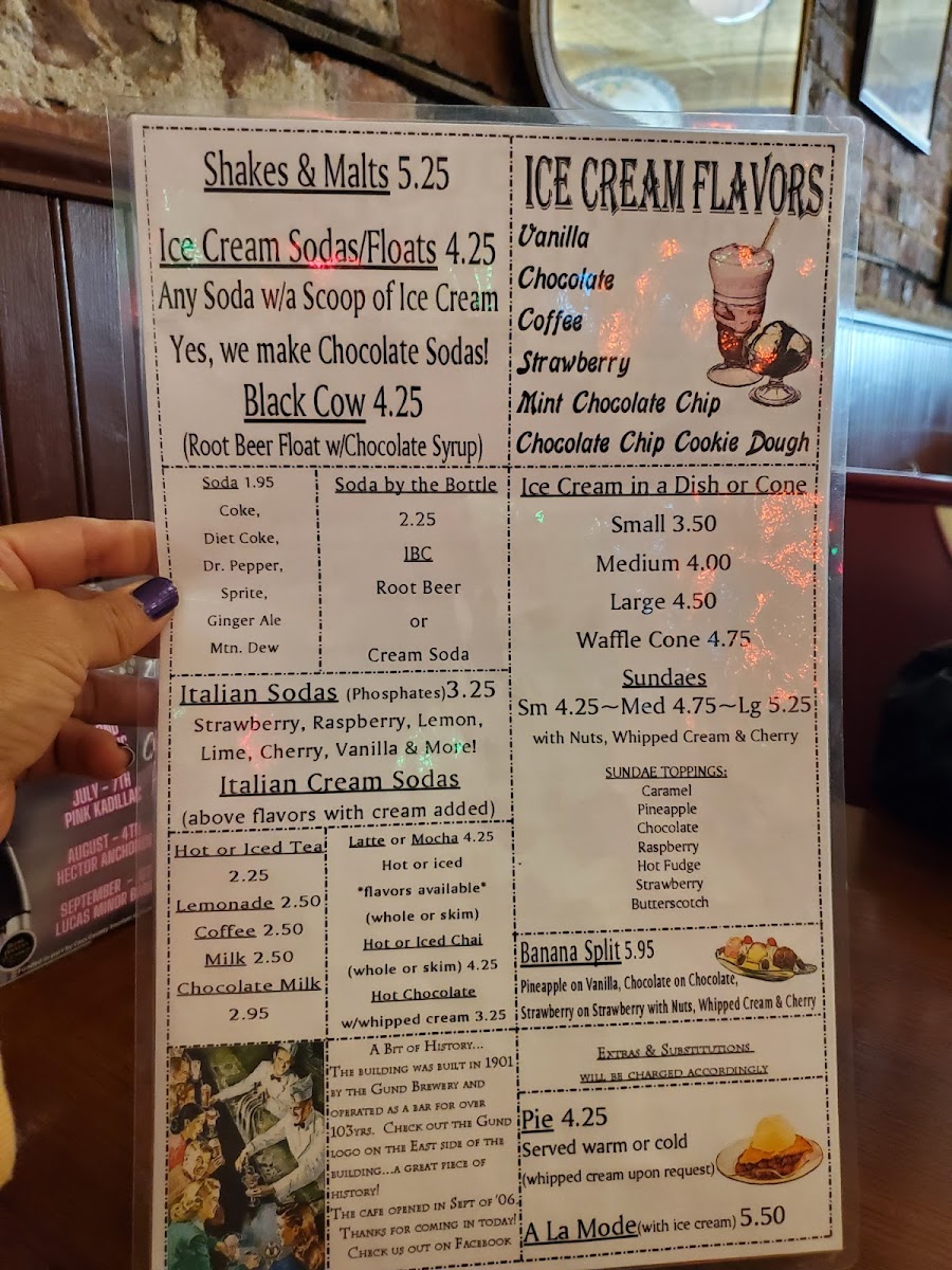 Menu River House Soda Fountain & Cafe-3