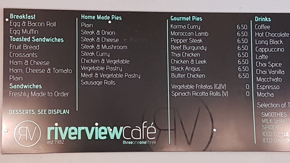 Menu River View Deli Cafe.-1