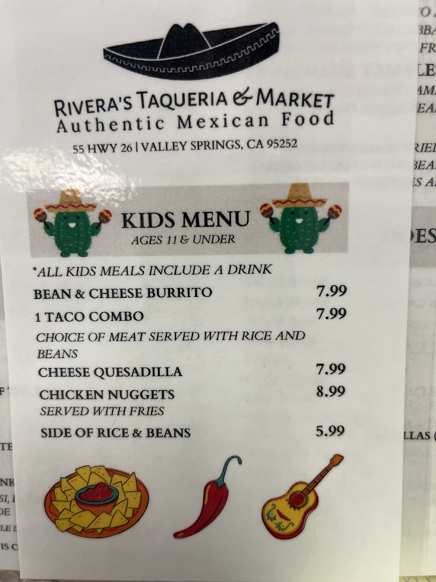 Menu Rivera’S Taqueria-3