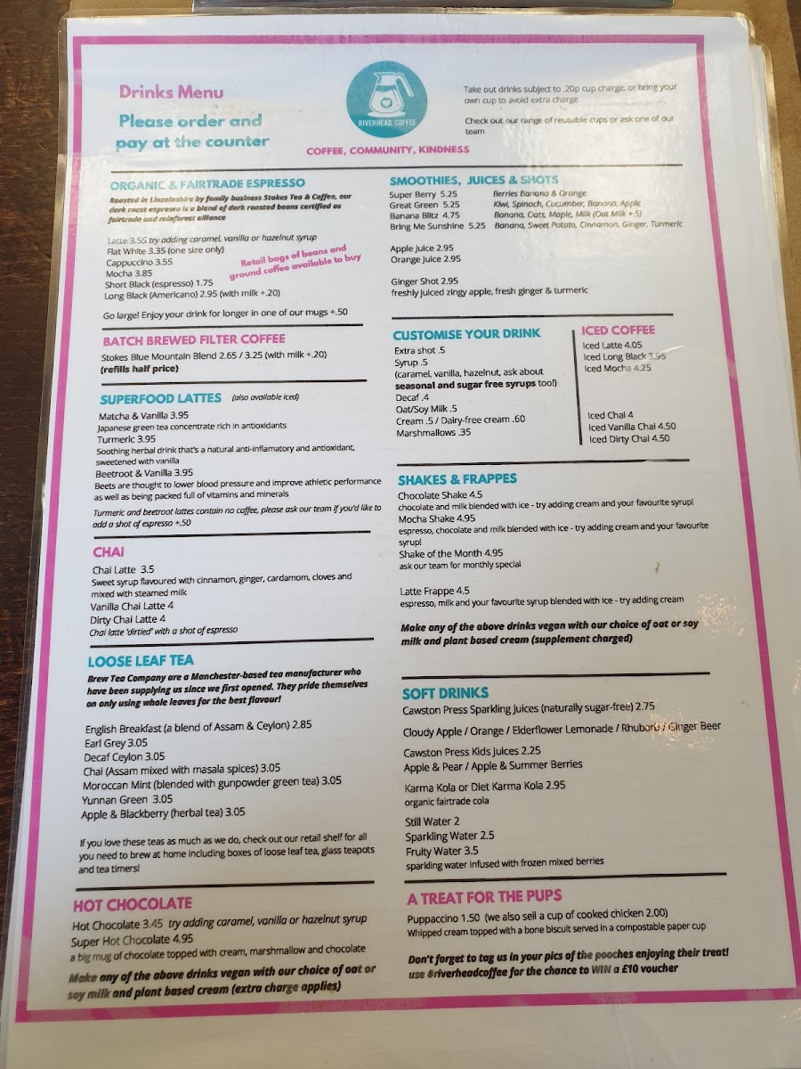 Menu Riverhead Coffee Cleethorpes-1