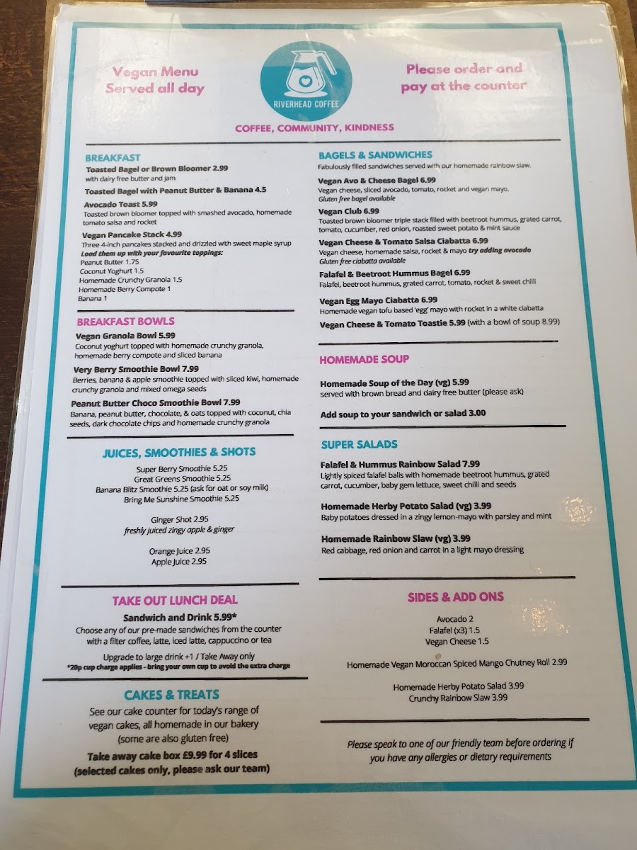 Menu Riverhead Coffee Cleethorpes-2