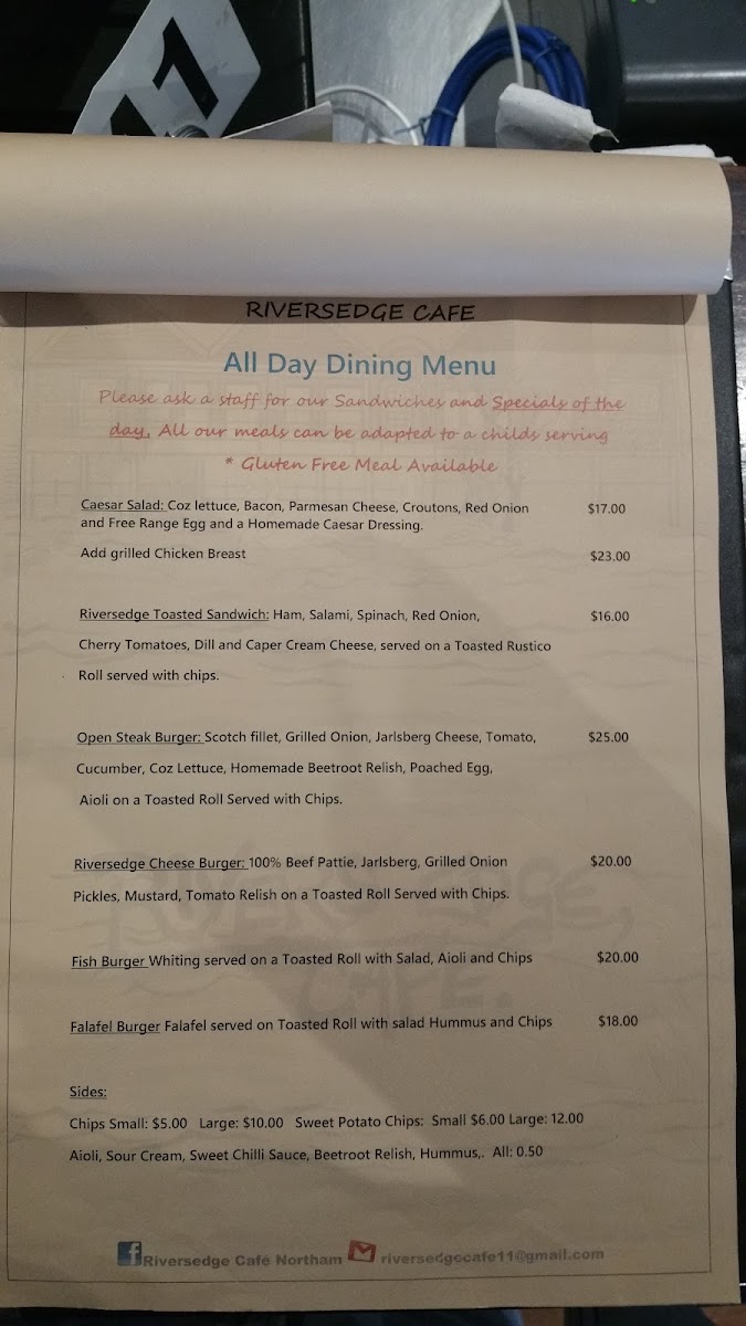 Menu Riversedge Cafe-7