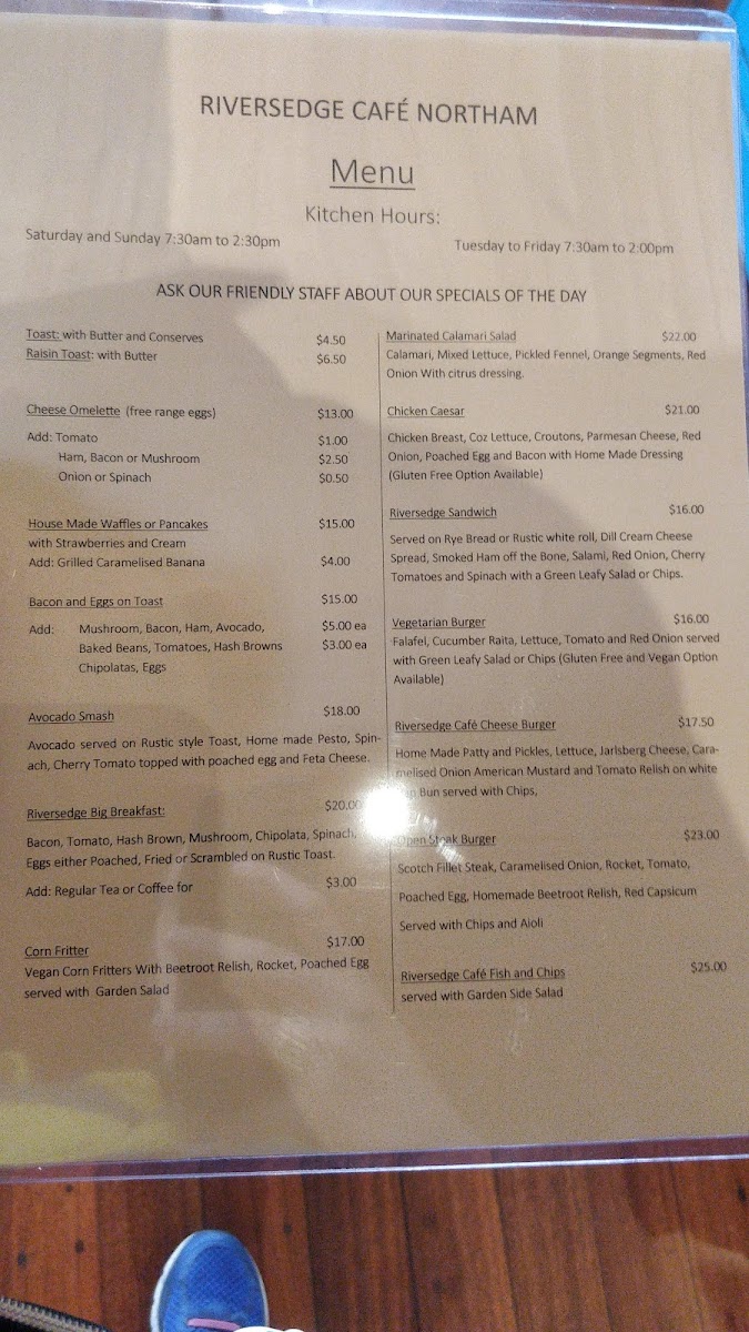 Menu Riversedge Cafe-8