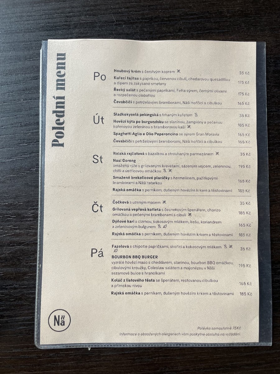 Menu Riverside Café & Music Bar-1