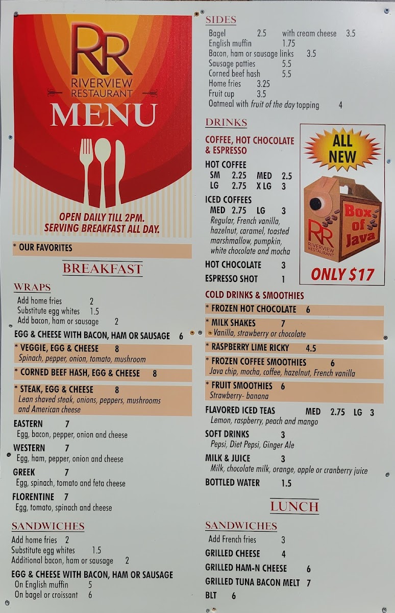 Menu Riverview Restaurant-1