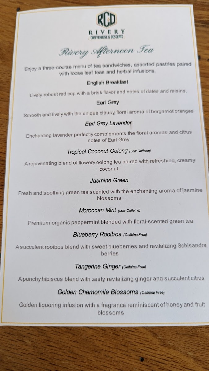 Menu Rivery Coffee & Bagels-4