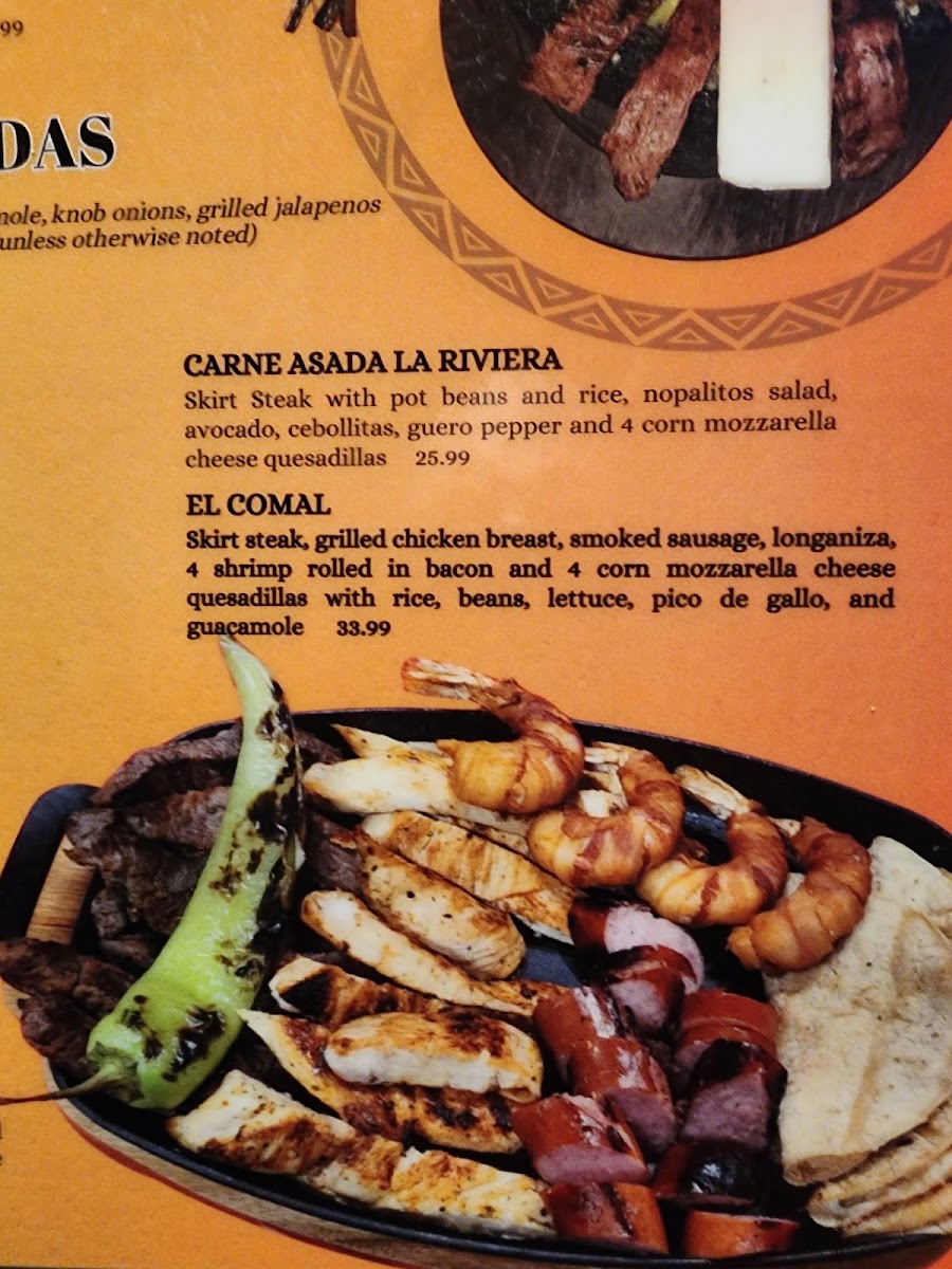 Menu Riviera Maya Mexican Bar & Grill-6