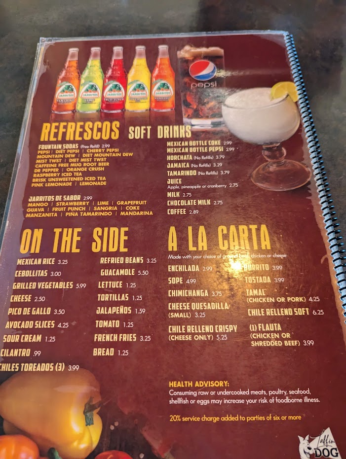 Menu Riviera Maya Mexican Bar & Grill-9