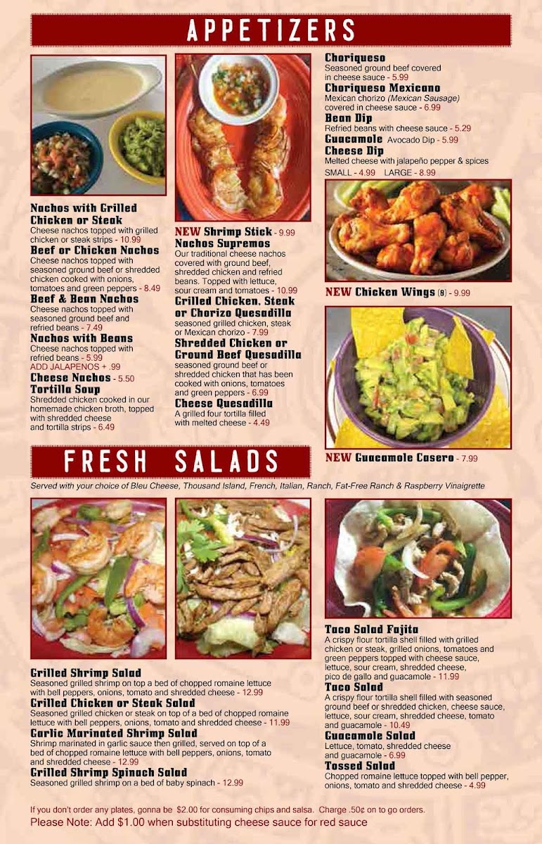 Menu Riviera Maya Mexican Grill-2