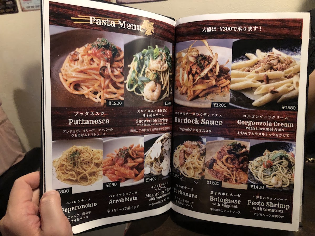 Menu Rize Mize Italian Bar | Pizza & Pasta In Shinjuku-9