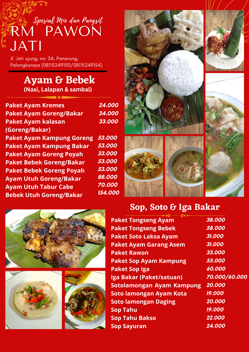 Menu Rm. Pawon Jati-1