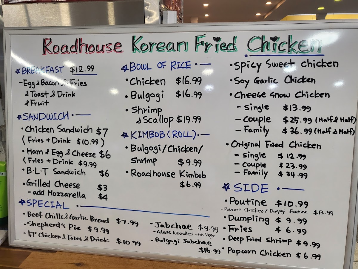 Menu Roadhouse Korean Fried Chicken-10