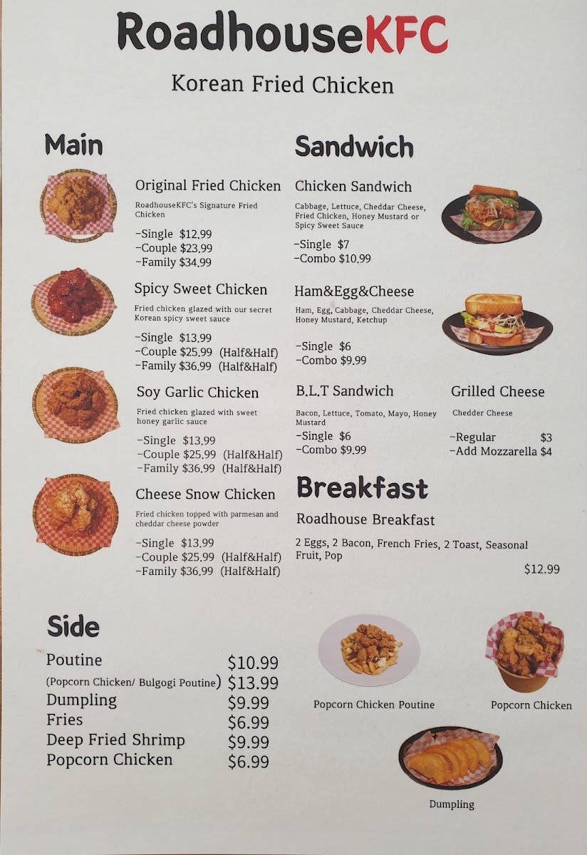 Menu Roadhouse Korean Fried Chicken-4