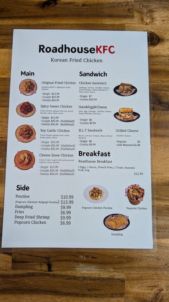 Menu Roadhouse Korean Fried Chicken-5