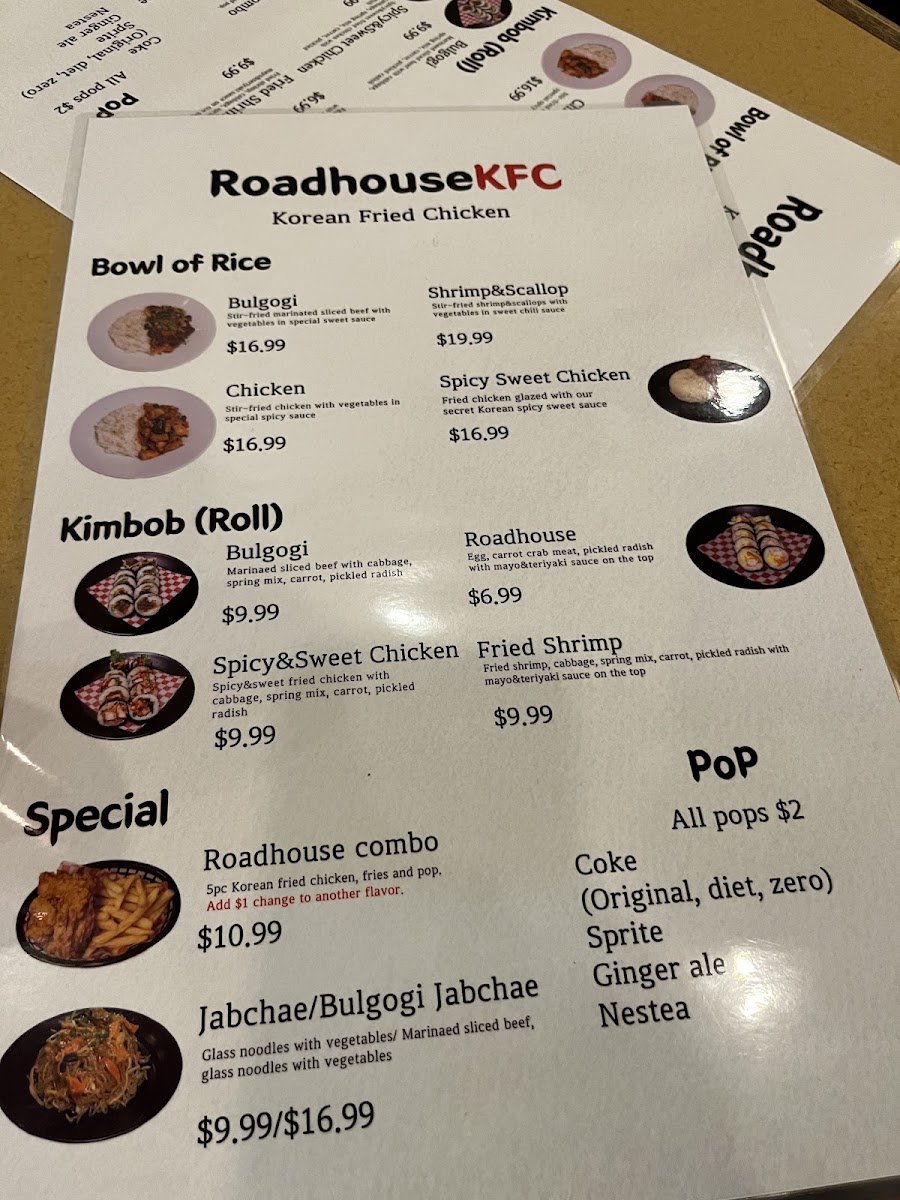 Menu Roadhouse Korean Fried Chicken-9