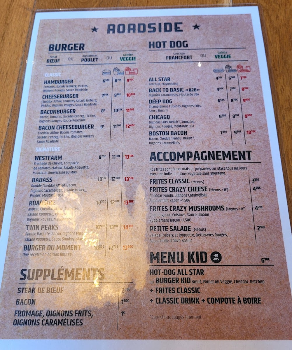 Menu Roadside | Burger Restaurant Fougères-3