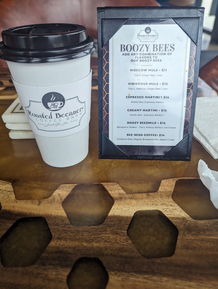 Menu Roasted Beeanery Coffee Bar-7
