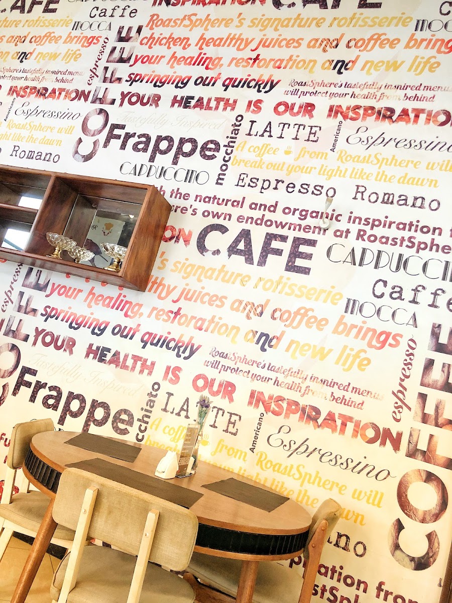 Menu Roastsphere Cafe, Uganda.-2