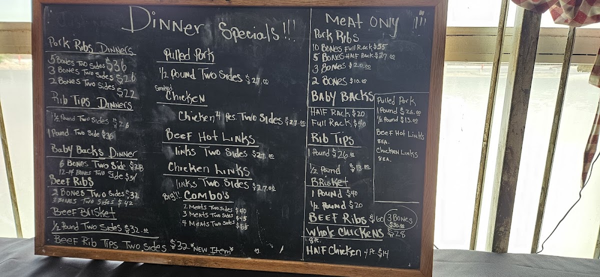 Menu Robert Earl's Bbq-1