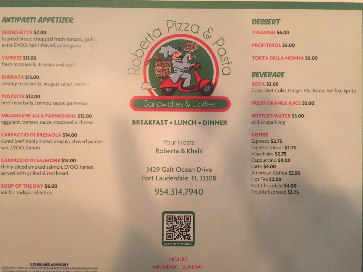 Menu Roberta Pizza & Pasta-8