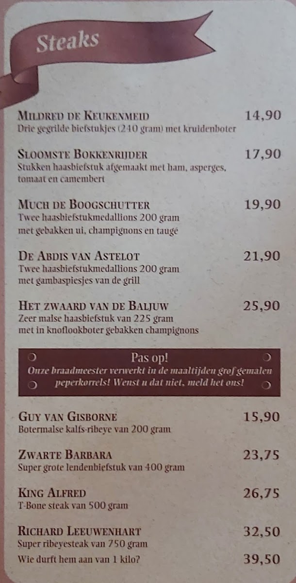 Menu Robin Hood Ribhouse-10