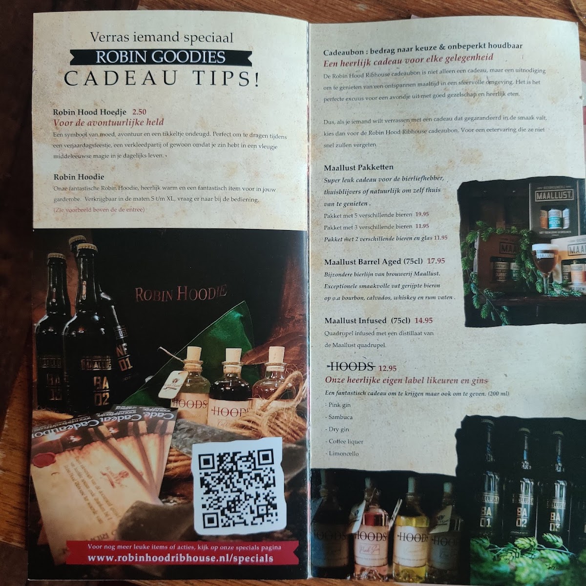 Menu Robin Hood Ribhouse-8