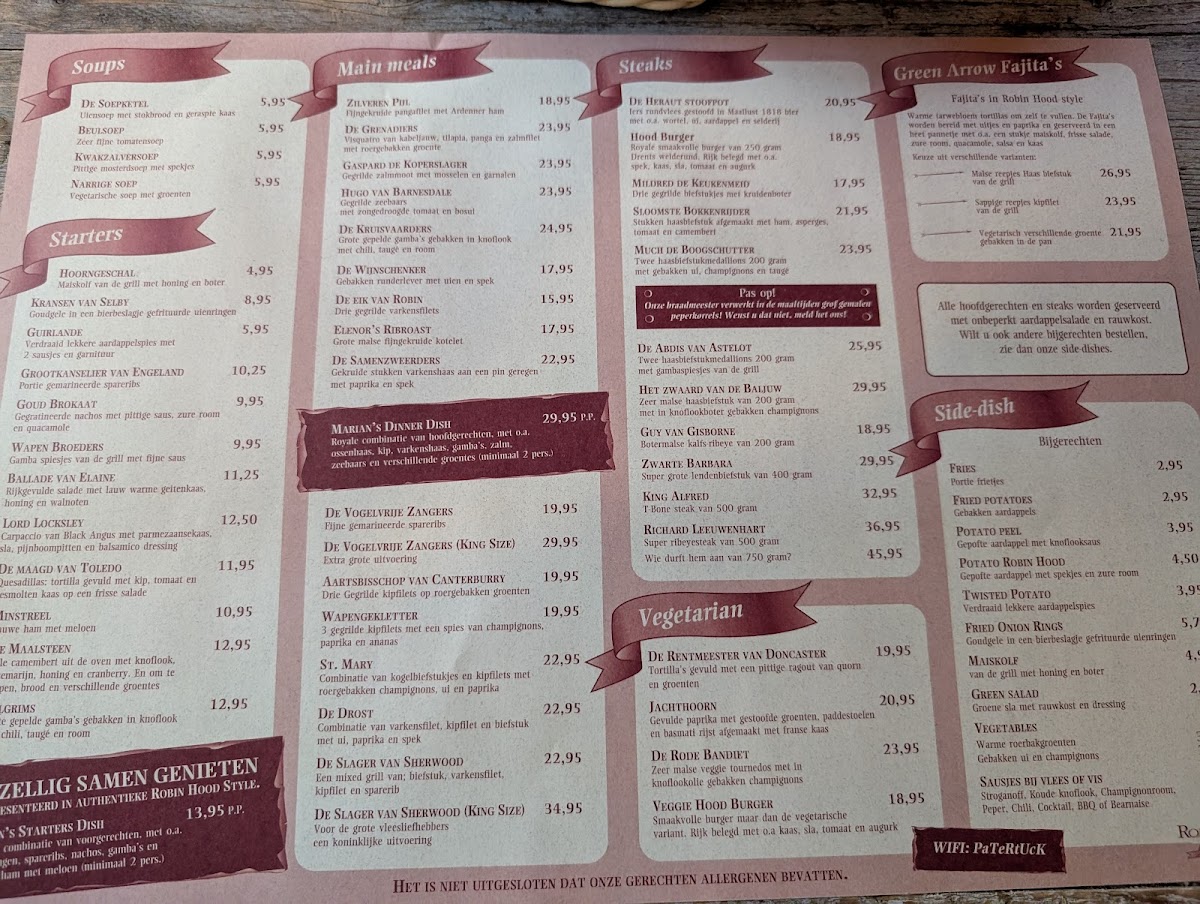 Menu Robin Hood Ribhouse-9