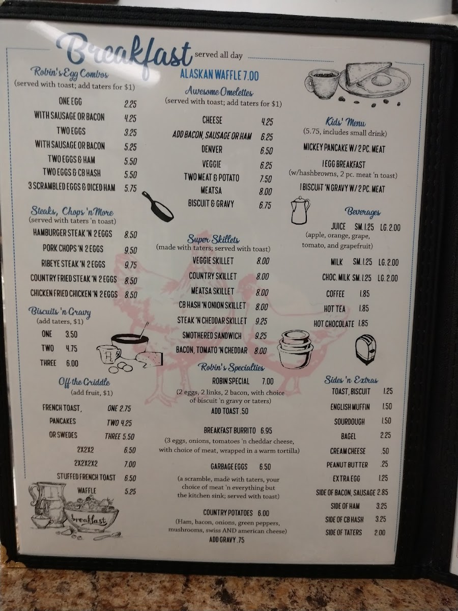 Menu Robin's Nest Cafe-3