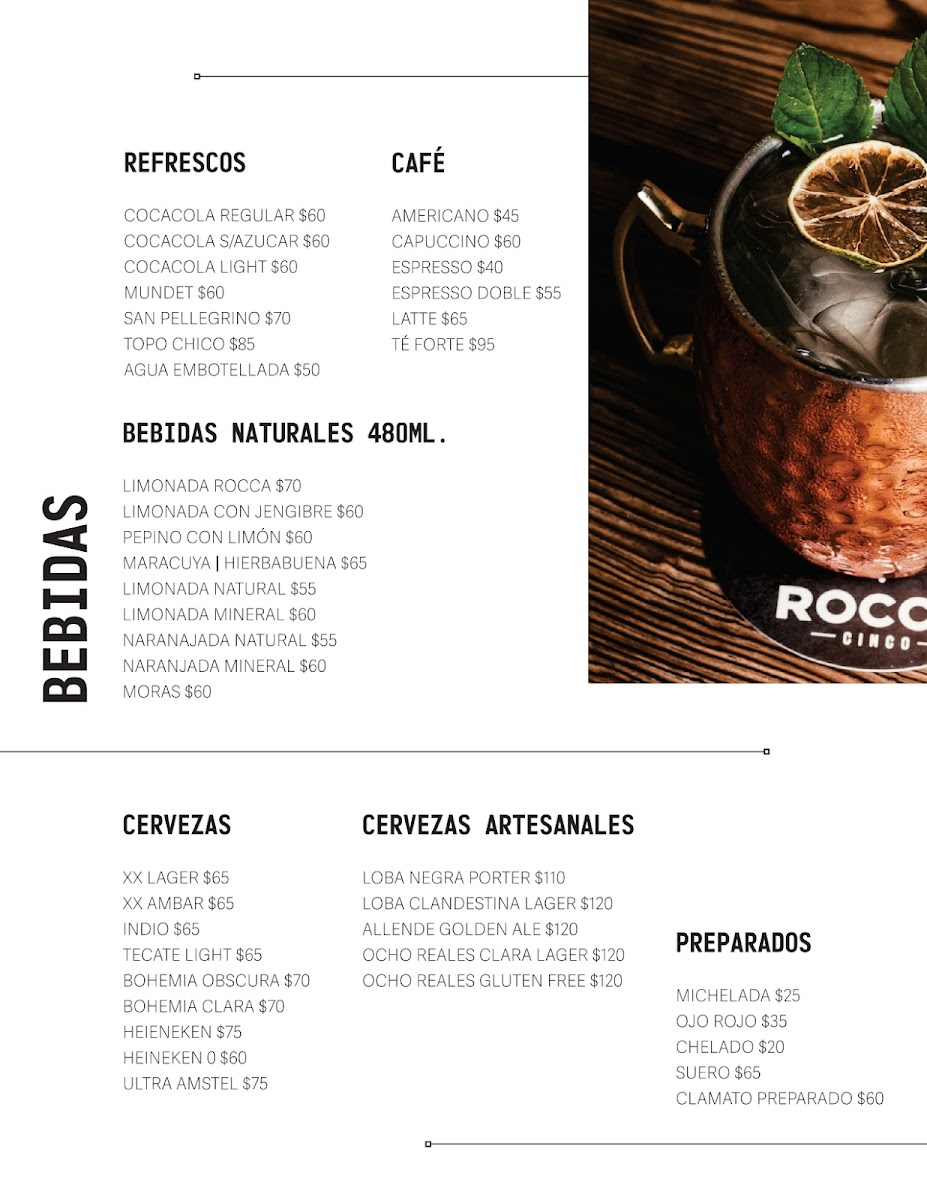 Menu Rocca Cinco Huayacán-9