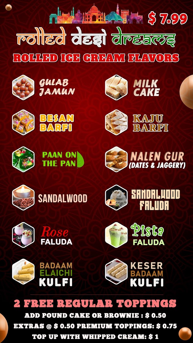 Menu Rock N Roll Ice Creams | Brampton's Best Rolled Ice Cream-4
