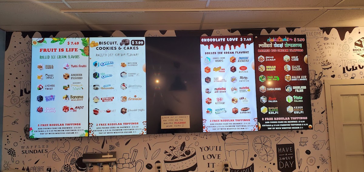 Menu Rock N Roll Ice Creams | Brampton's Best Rolled Ice Cream-7