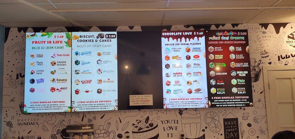 Menu Rock N Roll Ice Creams | Brampton's Best Rolled Ice Cream-8