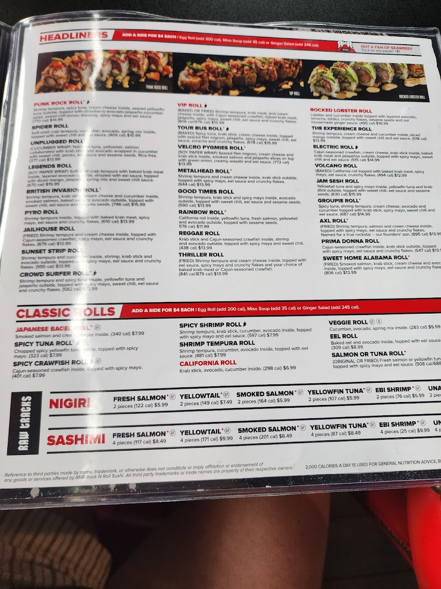 Menu Rock N Roll Sushi-5