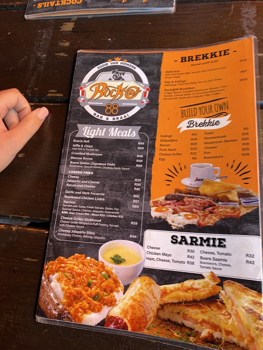 Menu Rock@88 Moreleta-7