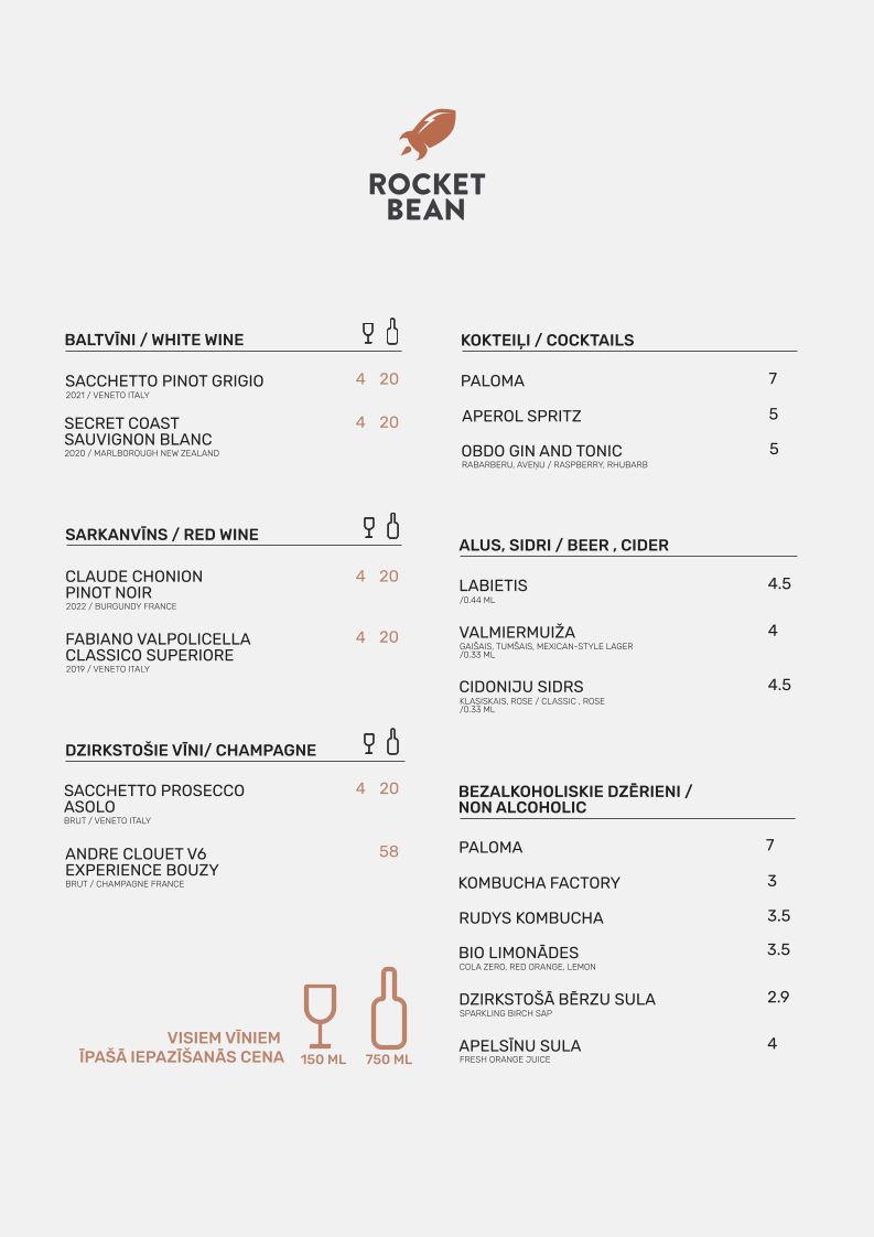 Menu Rocket Bean Roastery-1