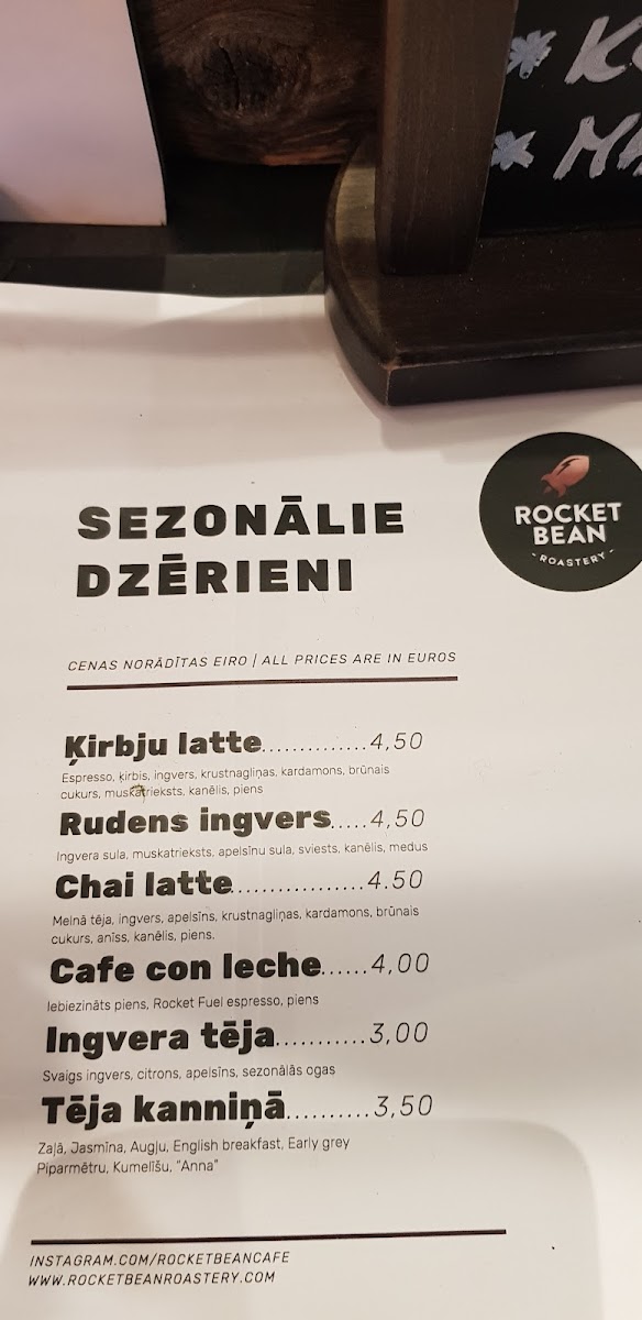 Menu Rocket Bean Roastery-3