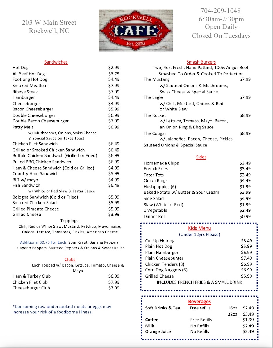 Menu Rockwell Cafe-2