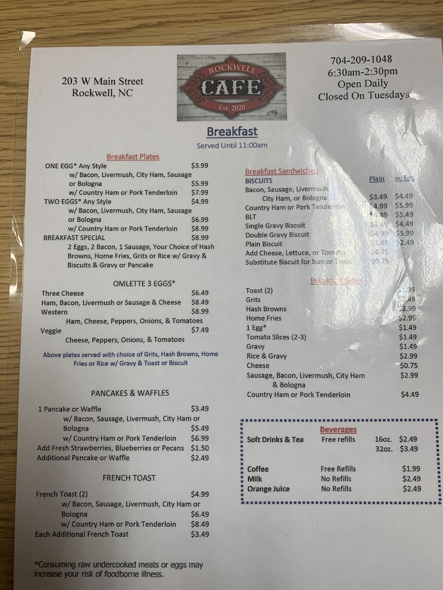 Menu Rockwell Cafe-6