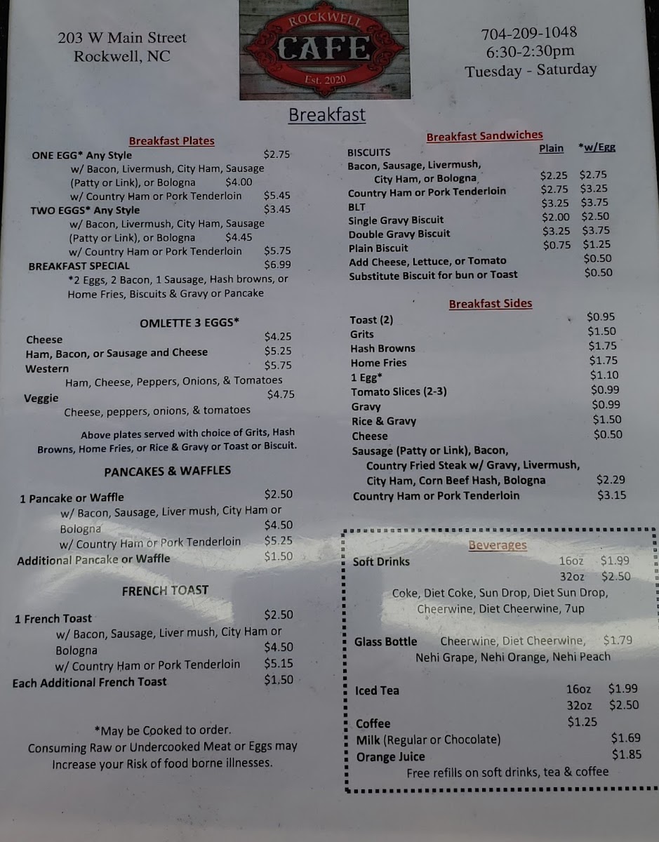 Menu Rockwell Cafe-7