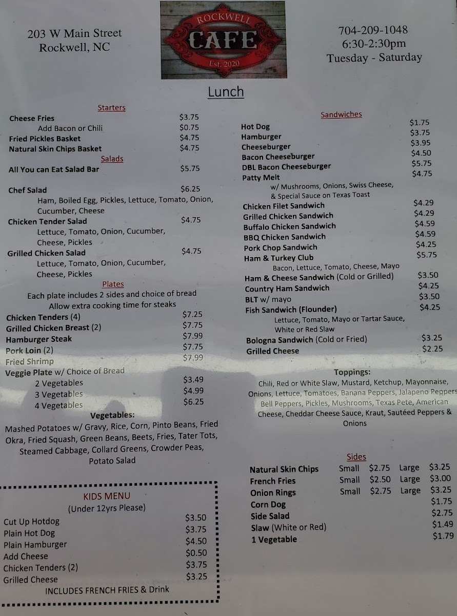 Menu Rockwell Cafe-8