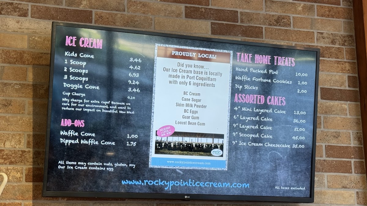 Menu Rocky Point Ice Cream-2
