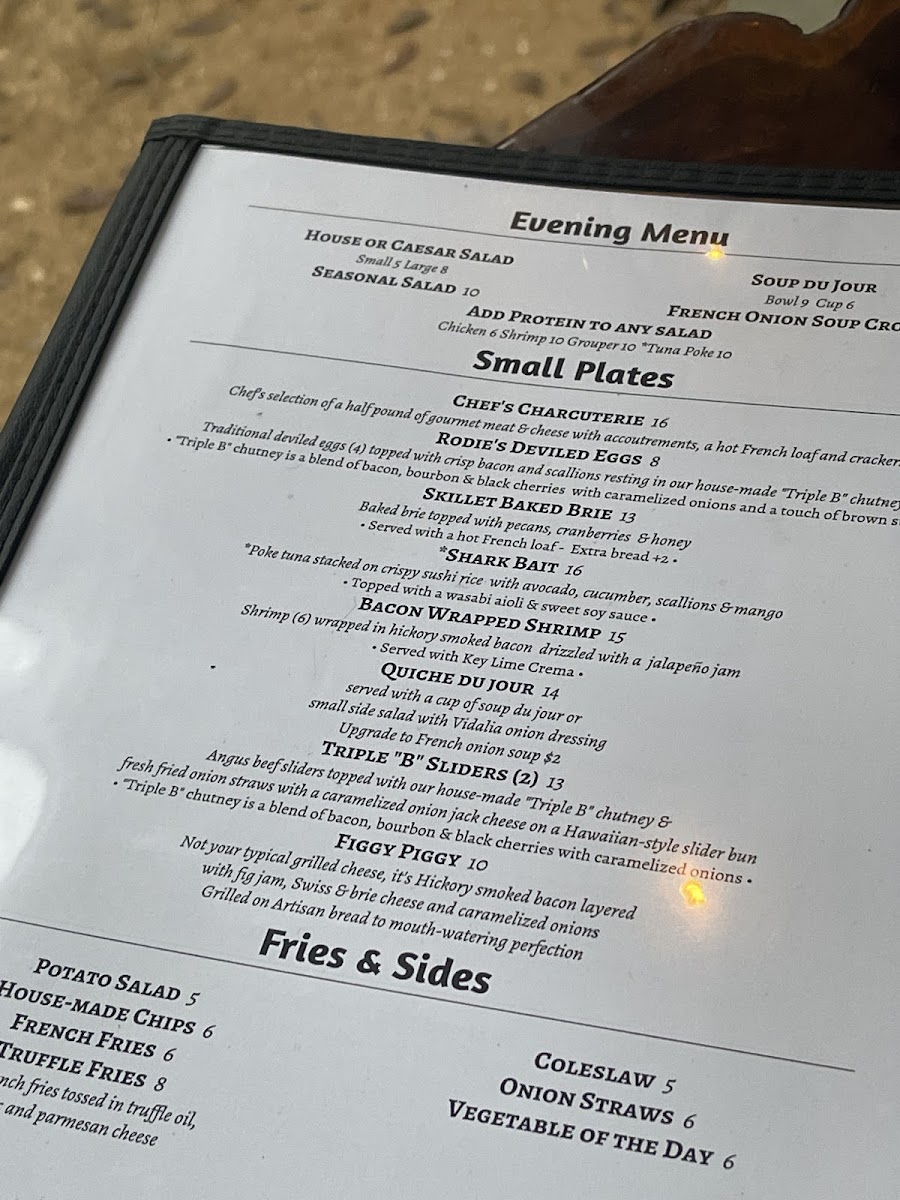 Menu Rodie’S Place-7