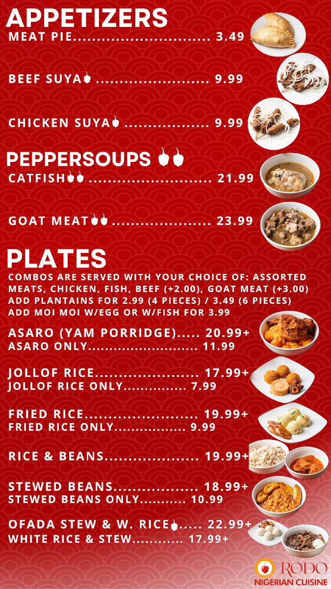 Menu Rodo Nigerian Cuisine-1