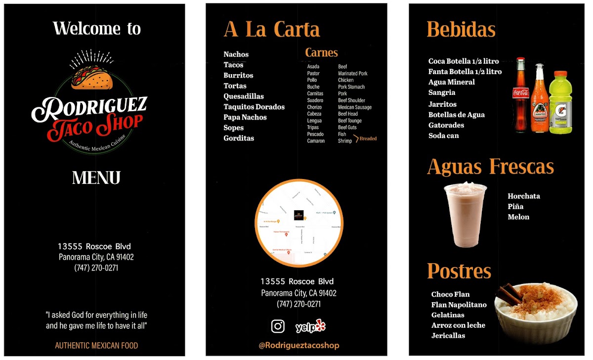 Menu Rodriguez Taco Shop-2